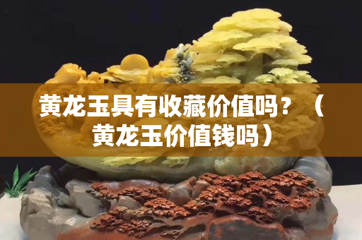 黃龍玉具有收藏價值嗎？（黃龍玉價值錢嗎）