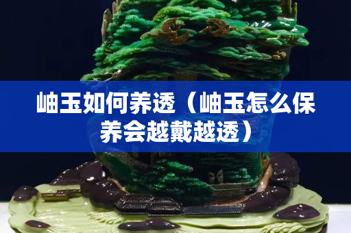 岫玉如何養透（岫玉怎么保養會越戴越透）