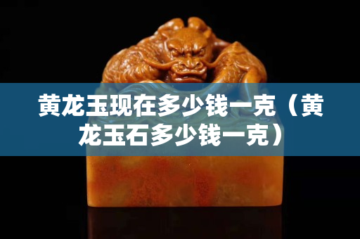 黃龍玉現在多少錢一克（黃龍玉石多少錢一克）
