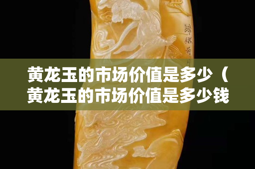 黃龍玉的市場價值是多少（黃龍玉的市場價值是多少錢一克）
