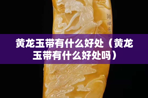 黃龍玉帶有什么好處（黃龍玉帶有什么好處嗎）