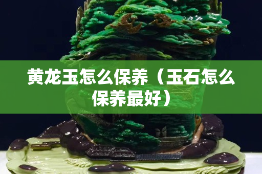 黃龍玉怎么保養(yǎng)（玉石怎么保養(yǎng)最好）