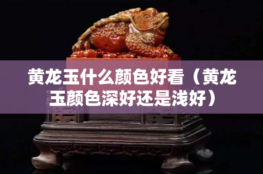 黃龍玉什么顏色好看（黃龍玉顏色深好還是淺好）