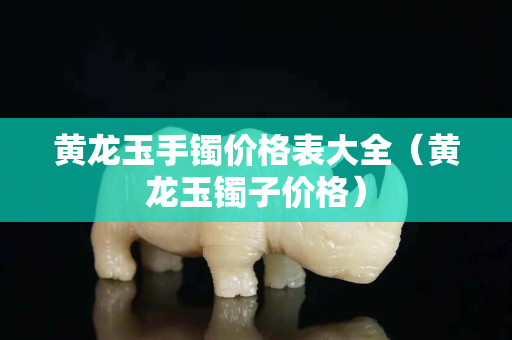 黃龍玉手鐲價格表大全（黃龍玉鐲子價格）