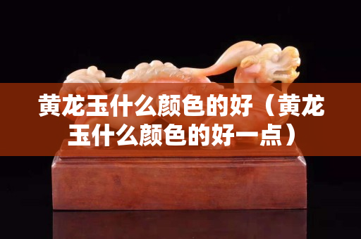 黃龍玉什么顏色的好（黃龍玉什么顏色的好一點(diǎn)）