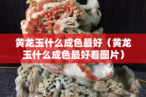 黃龍玉什么成色最好（黃龍玉什么成色最好看圖片）