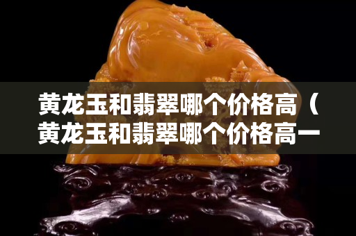 黃龍玉和翡翠哪個價格高（黃龍玉和翡翠哪個價格高一點）