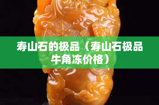 壽山石的極品（壽山石極品牛角凍價格）