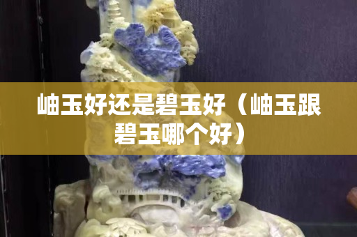 岫玉好還是碧玉好（岫玉跟碧玉哪個好）