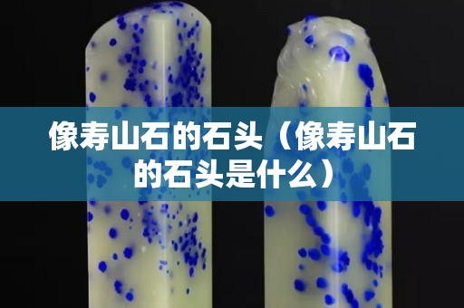 像壽山石的石頭(像壽山石的石頭是什么) 像壽山石的石頭(像壽山石的石頭是什么)