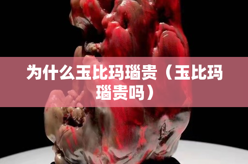 為什么玉比瑪瑙貴（玉比瑪瑙貴嗎）