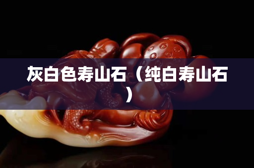 灰白色壽山石(純白壽山石) 灰白色壽山石(純白壽山石)