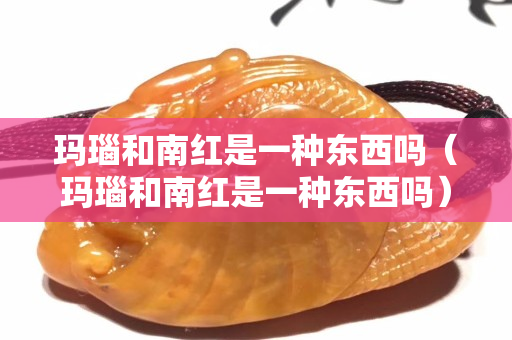 瑪瑙和南紅是一種東西嗎(瑪瑙和南紅是一種東西嗎) 瑪瑙和南紅是一種東西嗎(瑪瑙和南紅是一種東西嗎)
