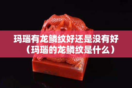 瑪瑙有龍鱗紋好還是沒有好（瑪瑙的龍鱗紋是什么）