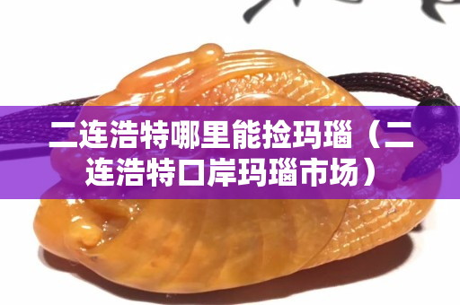 二連浩特哪里能撿瑪瑙(二連浩特口岸瑪瑙市場) 二連浩特哪里能撿瑪瑙(二連浩特口岸瑪瑙市場)