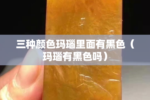 三種顏色瑪瑙里面有黑色(瑪瑙有黑色嗎) 三種顏色瑪瑙里面有黑色(瑪瑙有黑色嗎)