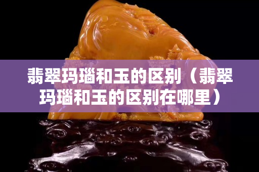 翡翠瑪瑙和玉的區(qū)別(翡翠瑪瑙和玉的區(qū)別在哪里) 翡翠瑪瑙和玉的區(qū)別(翡翠瑪瑙和玉的區(qū)別在哪里)