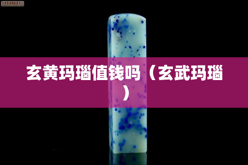 玄黃瑪瑙值錢嗎（玄武瑪瑙）