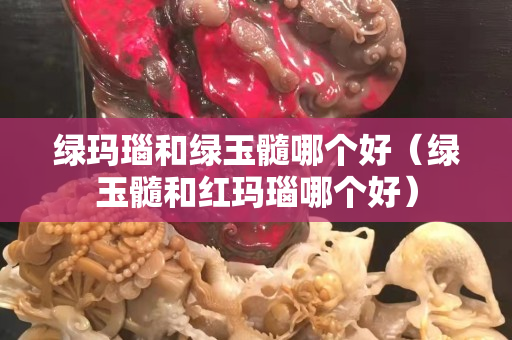 綠瑪瑙和綠玉髓哪個好（綠玉髓和紅瑪瑙哪個好）
