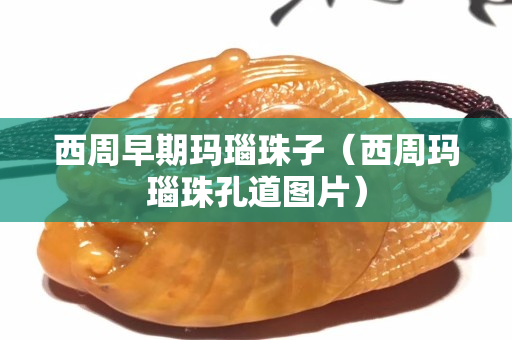 西周早期瑪瑙珠子（西周瑪瑙珠孔道圖片）