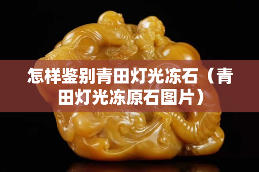 怎樣鑒別青田燈光凍石（青田燈光凍原石圖片）