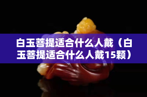白玉菩提適合什么人戴(白玉菩提適合什么人戴15顆) 白玉菩提適合什么人戴(白玉菩提適合什么人戴15顆)
