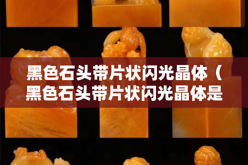 黑色石頭帶片狀閃光晶體（黑色石頭帶片狀閃光晶體是什么）