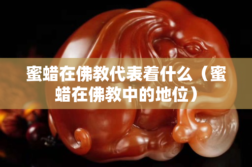 蜜蠟在佛教代表著什么（蜜蠟在佛教中的地位）