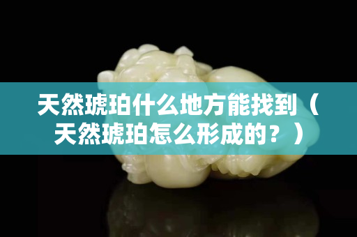 天然琥珀什么地方能找到(天然琥珀怎么形成的?) 天然琥珀什么地方能找到(天然琥珀怎么形成的?)
