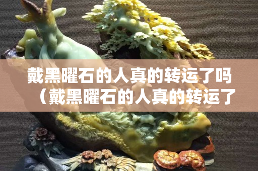 戴黑曜石的人真的轉運了嗎（戴黑曜石的人真的轉運了嗎視頻）