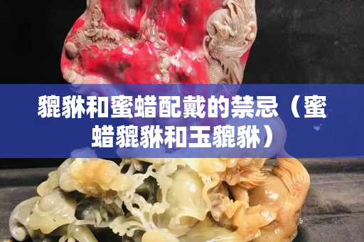 貔貅和蜜蠟配戴的禁忌（蜜蠟貔貅和玉貔貅）