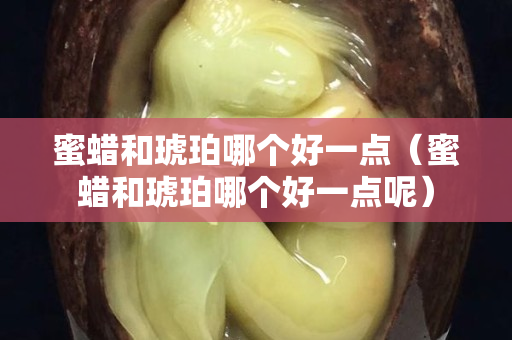 蜜蠟和琥珀哪個(gè)好一點(diǎn)(蜜蠟和琥珀哪個(gè)好一點(diǎn)呢) 蜜蠟和琥珀哪個(gè)好一點(diǎn)(蜜蠟和琥珀哪個(gè)好一點(diǎn)呢)