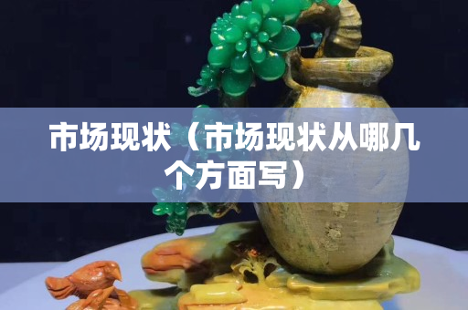市場現狀（市場現狀從哪幾個方面寫）