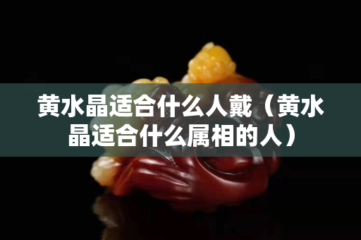 黃水晶適合什么人戴(黃水晶適合什么屬相的人) 黃水晶適合什么人戴(黃水晶適合什么屬相的人)