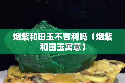 煙紫和田玉不吉利嗎（煙紫和田玉寓意）