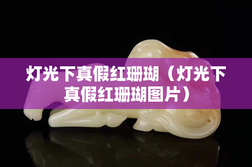 燈光下真假紅珊瑚（燈光下真假紅珊瑚圖片）