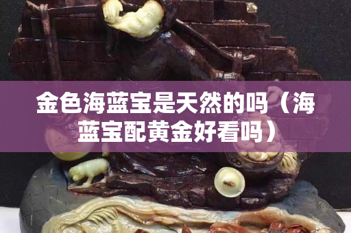 金色海藍寶是天然的嗎（海藍寶配黃金好看嗎）