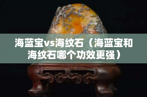 海藍寶vs海紋石（海藍寶和海紋石哪個功效更強）