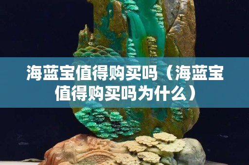 海藍寶值得購買嗎（海藍寶值得購買嗎為什么）