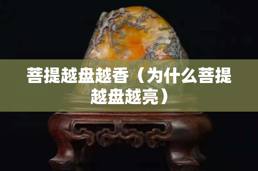 菩提越盤越香（為什么菩提越盤越亮）