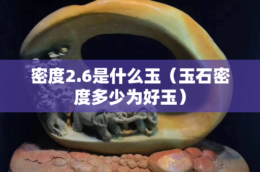 密度2.6是什么玉（玉石密度多少為好玉）