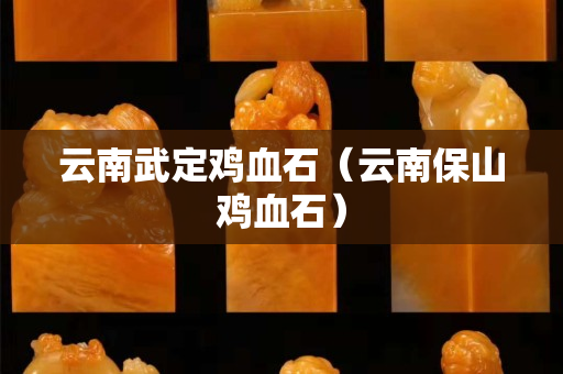 云南武定雞血石（云南保山雞血石）