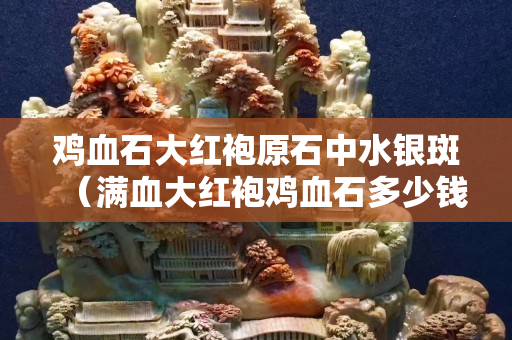 雞血石大紅袍原石中水銀斑（滿血大紅袍雞血石多少錢一塊）