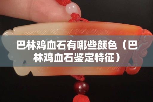 巴林雞血石有哪些顏色(巴林雞血石鑒定特征) 巴林雞血石有哪些顏色(巴林雞血石鑒定特征)