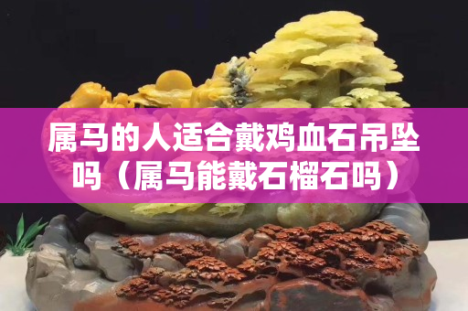 屬馬的人適合戴雞血石吊墜嗎(屬馬能戴石榴石嗎) 屬馬的人適合戴雞血石吊墜嗎(屬馬能戴石榴石嗎)