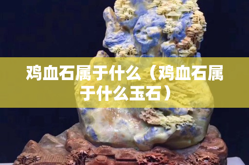 雞血石屬于什么（雞血石屬于什么玉石）