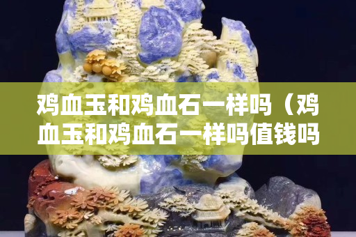 雞血玉和雞血石一樣嗎（雞血玉和雞血石一樣嗎值錢嗎）