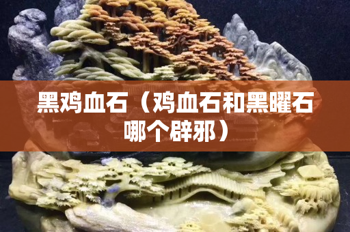 黑雞血石（雞血石和黑曜石哪個辟邪）