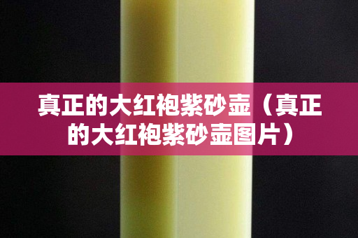 真正的大紅袍紫砂壺（真正的大紅袍紫砂壺圖片）