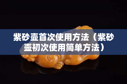 紫砂壺首次使用方法(紫砂壺初次使用簡單方法) 紫砂壺首次使用方法(紫砂壺初次使用簡單方法)